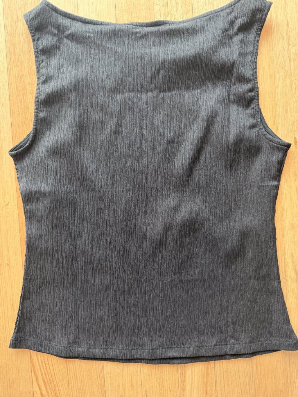 Banana Republic Grey Ribbed Shell S NWT